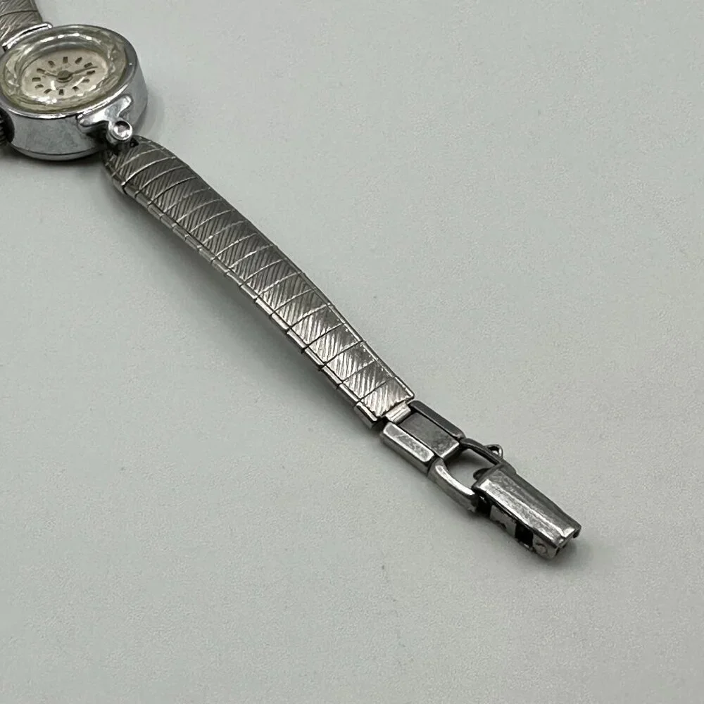 Vintage Jean Cardot Watch Women Manual Wind Dainty Round Dial 6 Inch